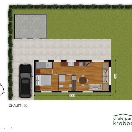 Chaletparc Krabbenkreek Zeeland - Chalet 130 Sint Annaland Exterior foto